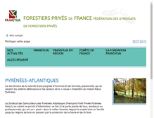 Tablet Screenshot of bois-forets.com